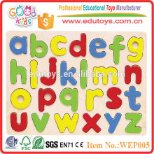 2015 Интеллект Красочные деревянные алфавита Дети головоломки игрушки